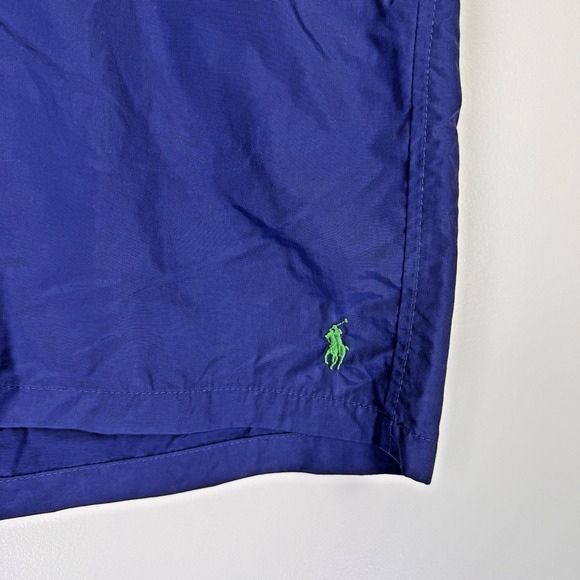 Polo Ralph Lauren Shorts Mens 2XL XXL Dark  Blue‎ Swim Trunks Pony Logo Lined - Picture 3 of 7